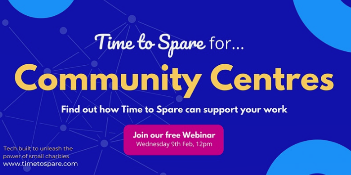 Wednesday Webinar: Time to Spare for Community Centres