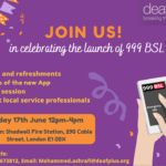 deafPLUS 999 BSL Event Launch
