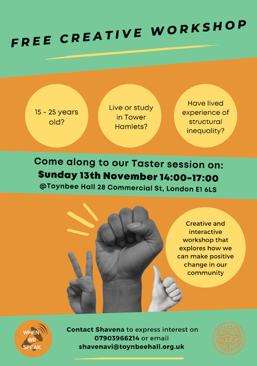 When We Speak taster session