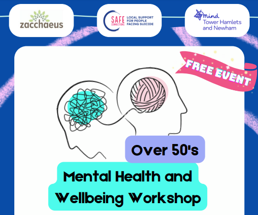 50+ Mental Health and Well-being workshop