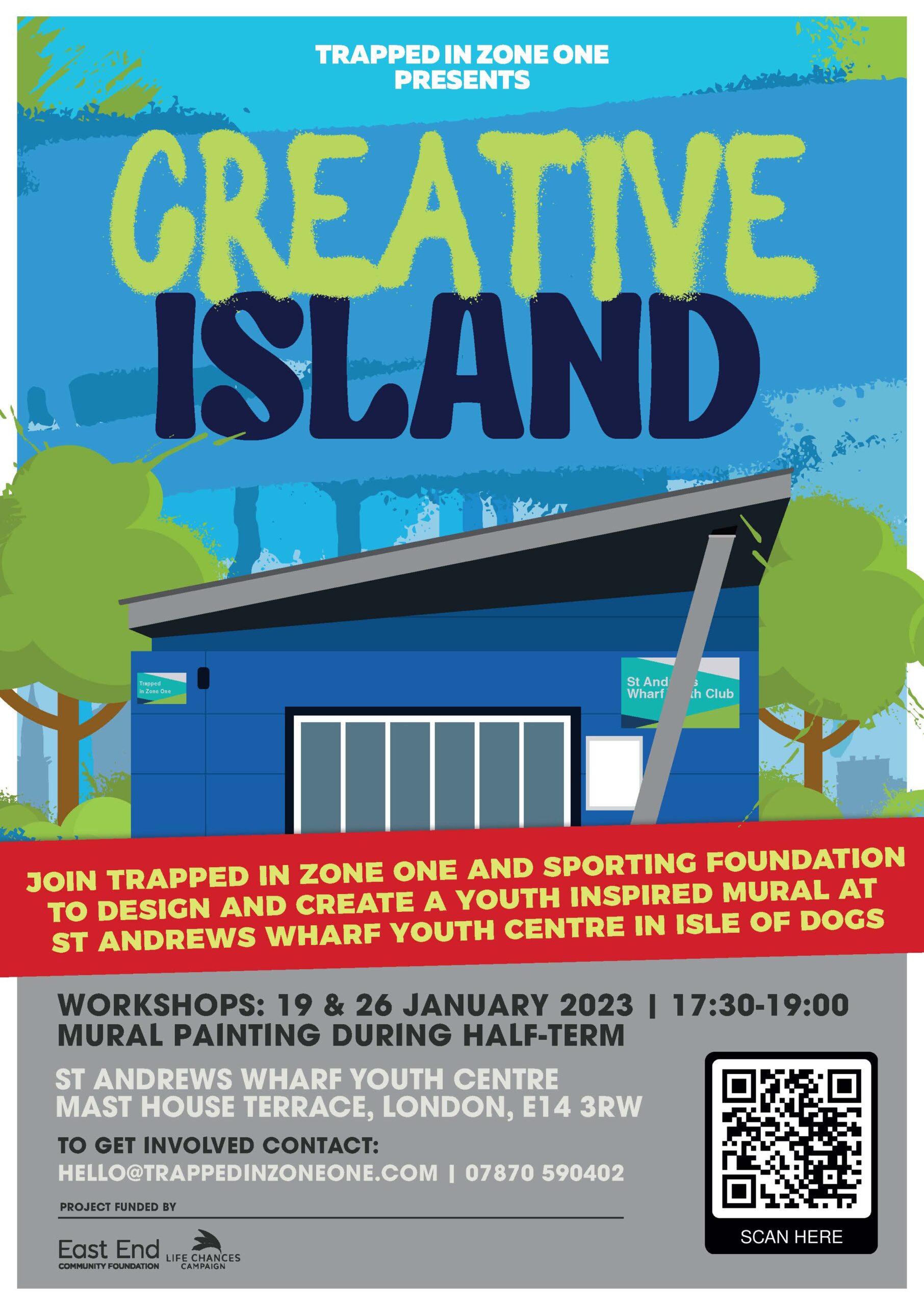 Isle of Dogs Youth Mural Project – Tower Hamlets CVS