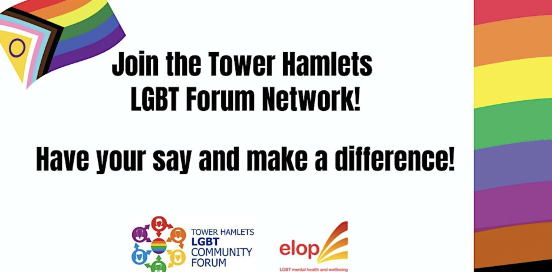 Tower Hamlets LGBT Community Forum: May Forum Meeting