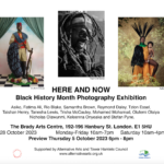 HERE AND NOW Black History Month Photography Exhibition 2023