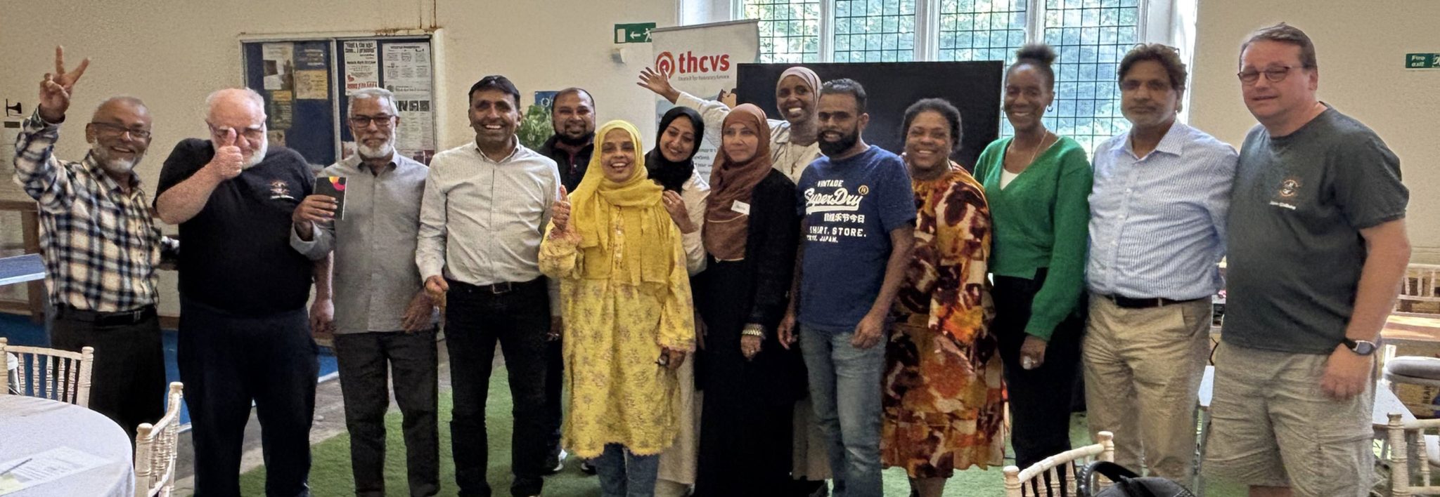 Photograph of the participants from the Community Sparks pitch and voting day held on 5 August 2025.